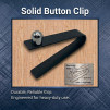 5 X 7.5MM SINGLE SOLID BUTTON SPRING CLIP 1