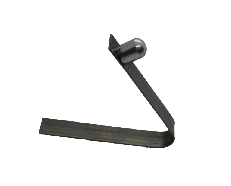 6 X 8MM SINGLE SOLID BUTTON SPRING CLIP 1
