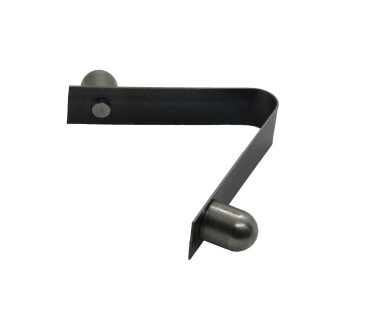 8 X 10MM DOUBLE SOLID BUTTON SPRING CLIP 1