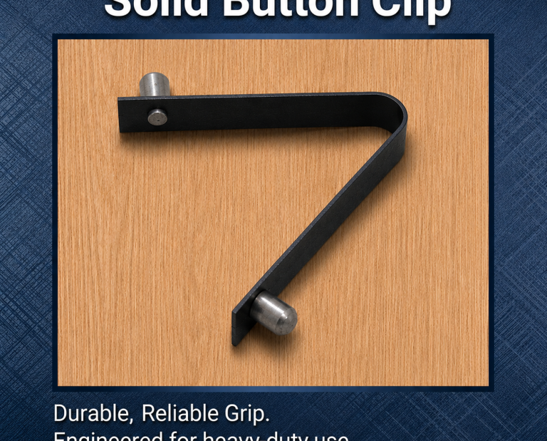 8 X 10MM DOUBLE SOLID BUTTON SPRING CLIP 1