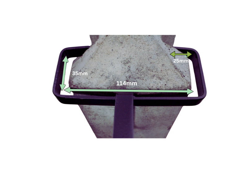 UNIVERSAL HANGING BRACKET TO FIT OVER CONCRETE FENCE POSTS 2