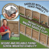 GRAVEL BOARD / FENCE BRACKETS - PACK OF 2 2