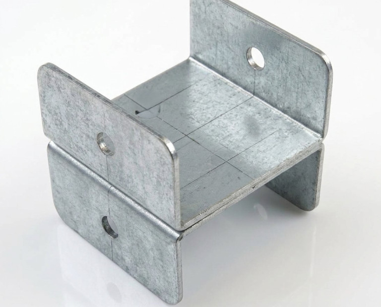 'SADDLE CLIP' - GRAVEL BOARD / FENCE BRACKETS - PACK OF 2
