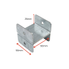 'SADDLE CLIP' - GRAVEL BOARD / FENCE BRACKETS - PACK OF 2