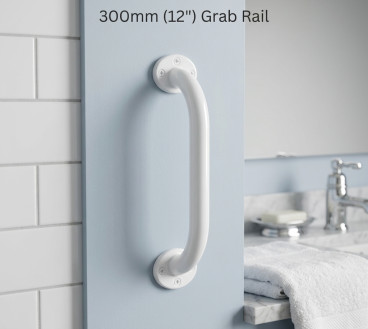 GRAB HANDLE IN WHITE – 300mm (12