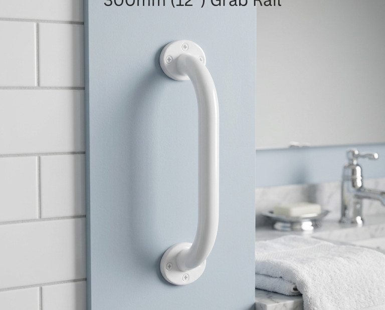GRAB HANDLE IN WHITE – 300mm (12