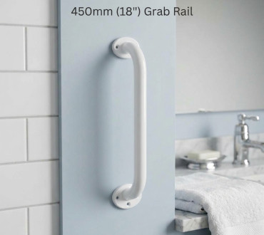 GRAB HANDLE IN WHITE – 450mm (18
